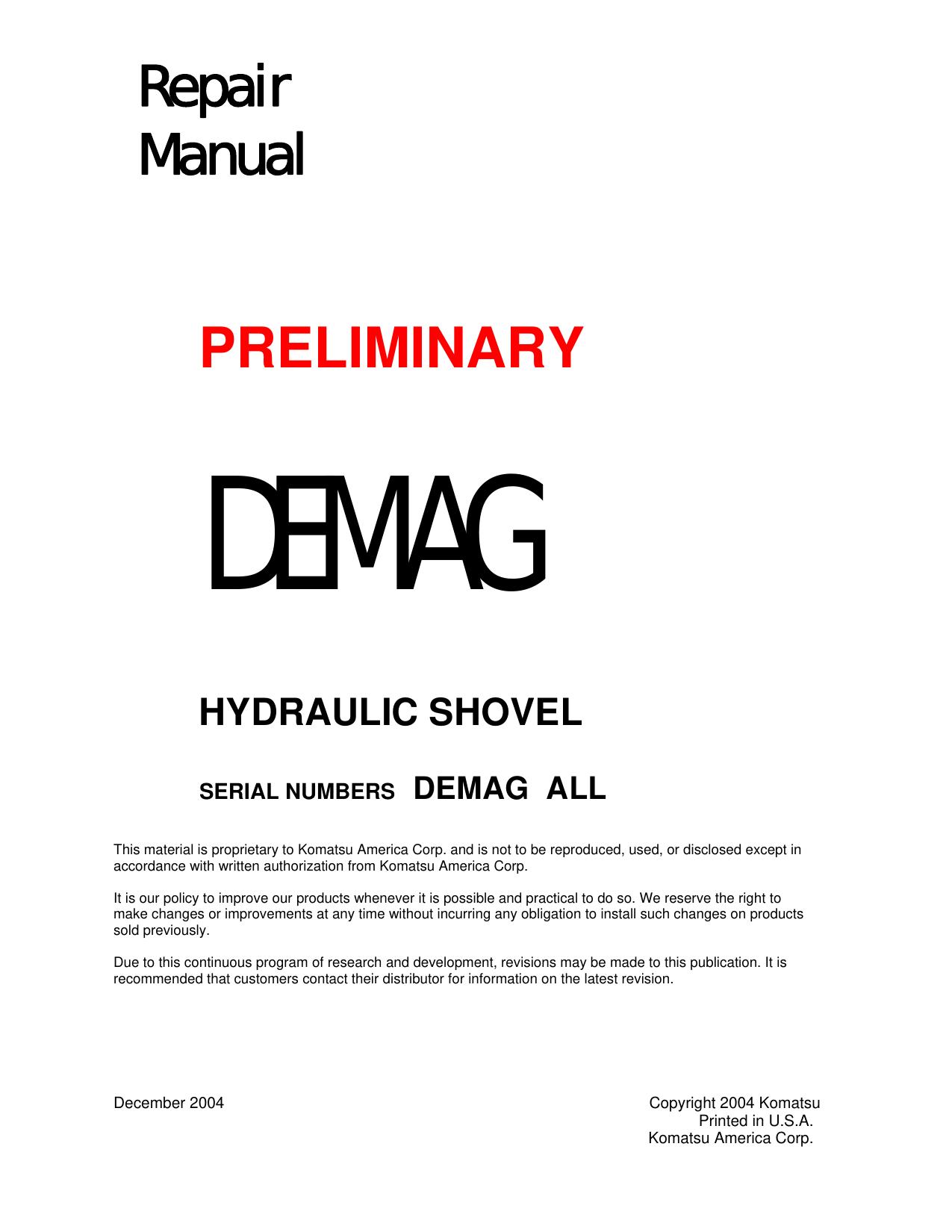 DEMAG SHOVEL